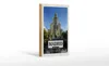 Holzschild Reise 12x18 cm Madrid Spanien Pferd Panorama Produktbild-Vorschau 1