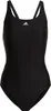 adidas Damen Mid 3 Stripes Badeanzügo SchwarzWeiß 38 Produktbild-Vorschau 7