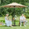 Yaheetech Sonnenschirm Gartenschirm mit Kurbel ø 269 cm, UV Produktbild-Vorschau 2