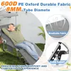 XINZI Lehátko se stříškou, zahradní lehátko s polštářem, Náhled obrázku produktu 3