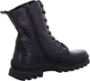 A black leather boot shown from the side. Produktbild-Vorschau