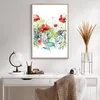 Gerahmtes Poster - Rahmen in heller Eiche - Blumen Wiese Produktbild-Vorschau 6