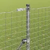 vidaXL Eingebetteter Zaunpfosten 7 stk. Silber Produktbild-Vorschau 3