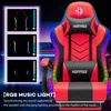 Fotel gamingowy Hoffree z podświetleniem LED RGB i Podgląd zdjęcia produktu 5