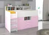 Posteľ s písacím stolom NEO L ľavá 80x200 cm Spálňové Náhľad obrázku produktu 6