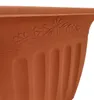Pot de fleurs d'angle, set de 4 pots en terre cuite Pot de Voir les images du produit 4