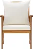 VidaXL 310257, Terrasse, Gepolsterter Sitz, Akazienholz, Produktbild-Vorschau 4