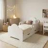 Lettino 140x70 cm con cassetto, materasso, contenitore, Anteprima dell’immagine prodotto 2