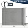 SWANEW 200*12cm Balkonsichtschutz Sichtschutzfolie Produktbild-Vorschau 2
