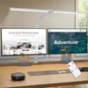 24W Schreibtischlampe Led Klemmbar, 80CM Weiß Monitor Lampe Produktbild-Vorschau 9