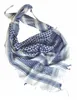 Mil-tec Arafat-Halstuch weiß-blau, 110 x 110cm Produktbild-Vorschau 1