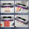 Stroj na vakuové balenie potravín, 5 režimov (suché a Náhľad obrázku produktu 8