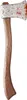 WIDMANN S.R.L. Axt blutig 60 cm Produktbild-Vorschau 1
