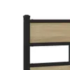 Design Kopfteil Sonoma-Eiche 135 cm Eisen und Produktbild-Vorschau 5