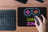 MuchoWow® Gaming Mauspad Mousepad Controller - Spiel - Neon Produktbild-Vorschau 4