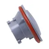 A close-up, isolated view of a plastic connector with a red O-ring seal. Produktbild-Vorschau