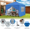 COSTWAY Gazebo pieghevole 3x3 m con 4 pareti laterali Anteprima dell’immagine prodotto 6