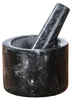 WENKO Mörser aus hochwertigem Marmor in Schwarz 11 x 8 cm Produktbild-Vorschau 1