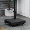 Outsunny Sonnenschirmständer mit Roller befüllbar bis 20 kg Produktbild-Vorschau 2