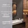 Specchio da Bagno con Mensola Nero 70x60 cm con Anteprima dell’immagine prodotto 4