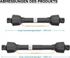 Zapfwelle T4 Gelenkwelle 1600-1760mm 460Nm 540U/min, Produktbild-Vorschau 7