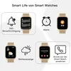 JUNG POPGlory Smartwatch Damen & Herren Fitnessuhr, mit Produktbild-Vorschau 2