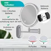 Mirlux Make-up-Spiegel mit LED-Beleuchtung - 5fache Produktbild-Vorschau 4