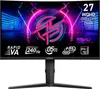 A marketing image of an MSI gaming monitor with various specifications displayed. Produktbild-Vorschau