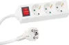 Gniazdo 3-gniazdkowe z wyłącznikiem - kabel 1,5 m - białe - Podgląd zdjęcia produktu 2