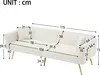 okwish Klappbares Schlafsofa Daybett mit Produktbild-Vorschau 7