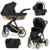 Kunert Ivento Glam 3in1  Kinderwagen in Schwarz mit Produktbild-Vorschau 5