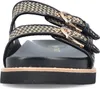 Sandales plates Rieker pour femmes, couleur noire, style Voir les images du produit 14