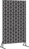 vidaXL Parawan ochronny czarny 100 x 50 x 180 cm stalowy Podgląd zdjęcia produktu 1