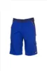A pair of blue cargo shorts on a white background. Produktbild-Vorschau