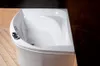 Asymmetrische Eckbadewanne 160 x 120 x 49 cm links Acryl Produktbild-Vorschau 7
