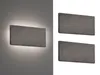 2er-Set LED Innen Wandleuchten, indirekte Beleuchtung aus Produktbild-Vorschau 1