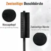 Rückenbürste, Silikon lange Griff Rückenbürste zum Peeling, Produktbild-Vorschau 3