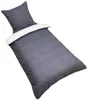 Bettwäsche 135x200 + 80x80 Baumwolle Renforce anthrazit Produktbild-Vorschau 9