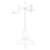 Hängeleuchte - weiß - Eden - kunststoff metall - Ø 42cm - Produktbild-Vorschau 9