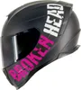 Broken Head BeProud Sport Pink Motorradhelm + Schwarzes Produktbild-Vorschau 12