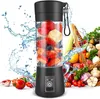 Tragbarer Mixer, 380ml USB-Lade Mixer, 6 Klingen Produktbild-Vorschau 1