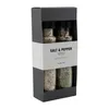 A product shot of a salt and pepper spice set in a dark gray box. Produktbild-Vorschau