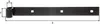 Ladenband B.30mm L.300mm STA schwarz ku.-besch.ger. Produktbild-Vorschau 4