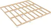 A wooden floor frame with white supports underneath, shown from a high angle. Produktbild-Vorschau