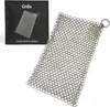 GrillX Chain Mail Scrubber - 22 x 15 cm - Edelstahl Produktbild-Vorschau 1