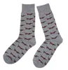 Herren Basic Socken aus Baumwolle Kleine Dackeln Grau Größe Produktbild-Vorschau 1