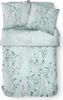 A top-down view of a bedding set with a floral pattern. Produktbild-Vorschau