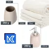 KADAX Badezimmer Set aus Keramik "Palmi", Produktbild-Vorschau 3