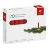 Wiedemann 580801.067 Christbaumkerze - bordeaux, 20 Stück Anteprima dell’immagine prodotto 2