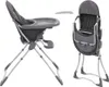 vidaXL Baby-Hochstuhl Grau und Weiß Produktbild-Vorschau 2